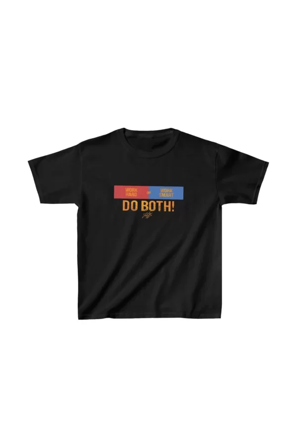 Luz&Pos Unisex Çocuk Baskılı T-shirt - Siyah