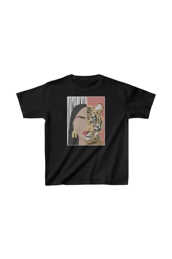 Luz&Pos Unisex Çocuk Baskılı T-shirt - Siyah