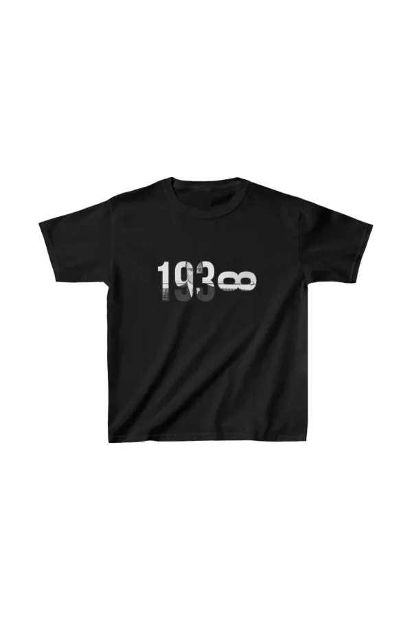 Luz&Pos Unisex Çocuk Baskılı T-shirt - Siyah