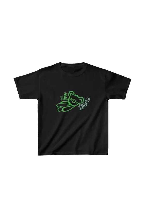Luz&Pos Unisex Çocuk Baskılı T-shirt - Siyah