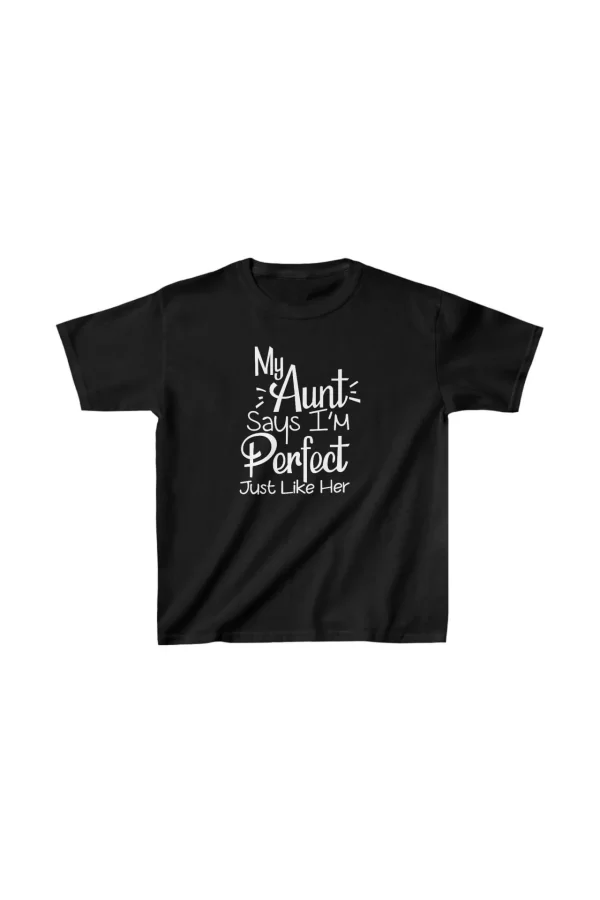 Luz&Pos Unisex Çocuk Baskılı T-shirt - Siyah