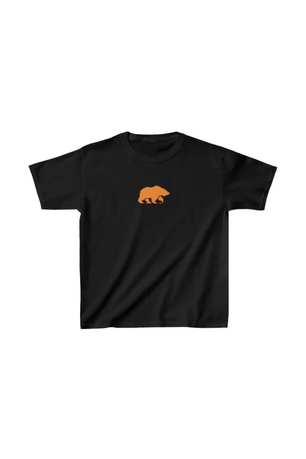 Luz&Pos Unisex Çocuk Baskılı T-shirt - Siyah