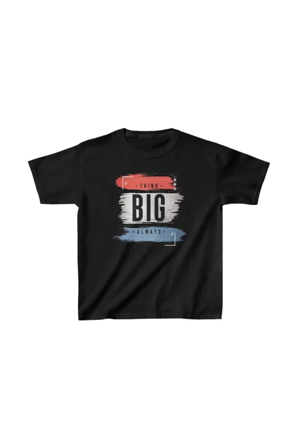 Luz&Pos Unisex Çocuk Baskılı T-shirt - Siyah