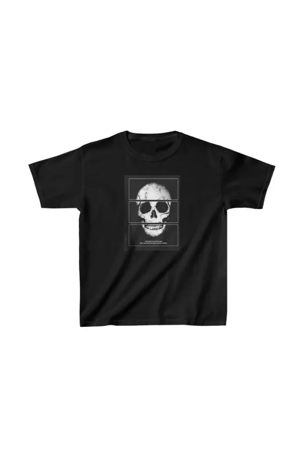 Luz&Pos Unisex Çocuk Baskılı T-shirt - Siyah