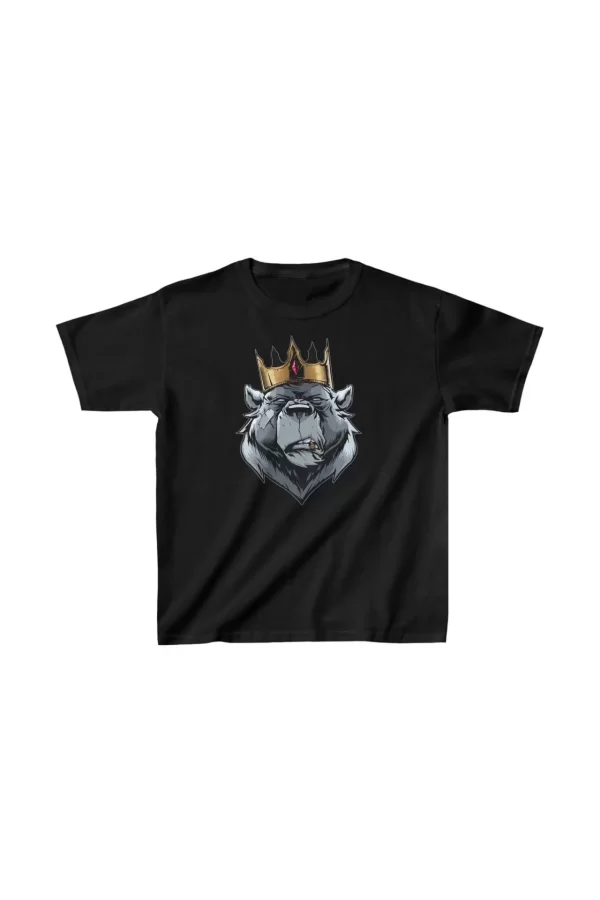 Luz&Pos Unisex Çocuk Baskılı T-shirt - Siyah