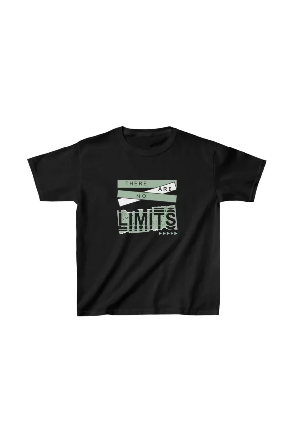Luz&Pos Unisex Çocuk Baskılı T-shirt - Siyah