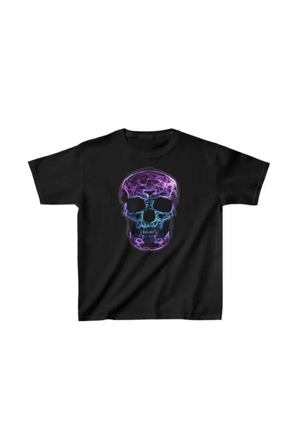 Luz&Pos Unisex Çocuk Baskılı T-shirt - Siyah