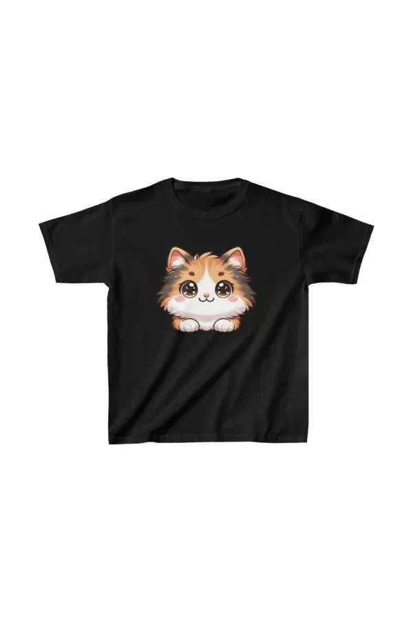Luz&Pos Unisex Çocuk Baskılı T-shirt - Siyah