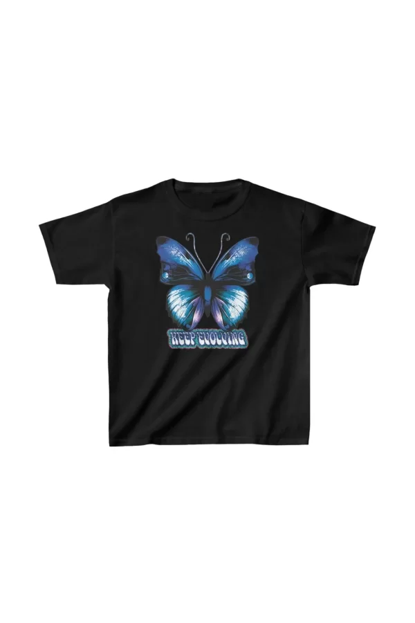 Luz&Pos Unisex Çocuk Baskılı T-shirt - Siyah