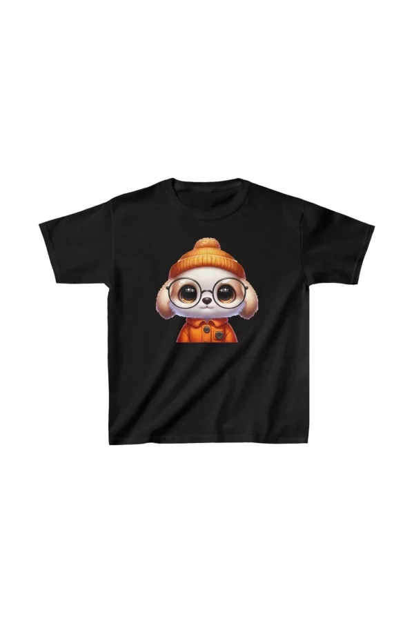 Luz&Pos Unisex Çocuk Baskılı T-shirt - Siyah