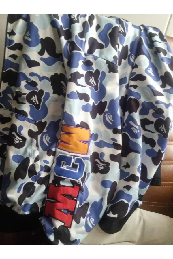 Luz&Pos Unisex Pubg Bape X Shark Hoodie - Gri