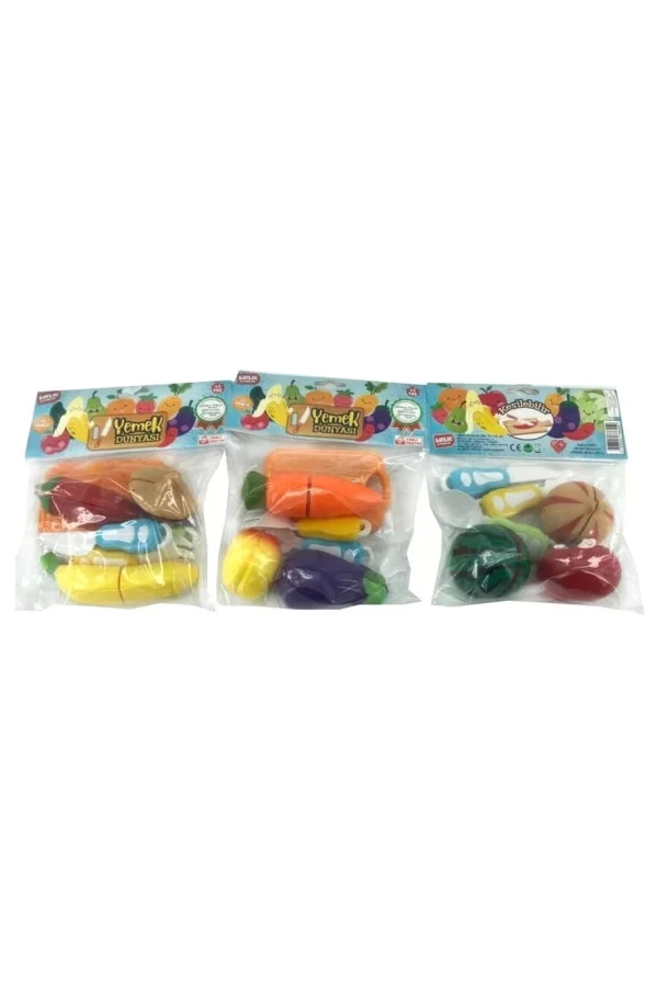 Urt007-pvc-1ab Kesilebilen Sebze Meyve 3 Pcs