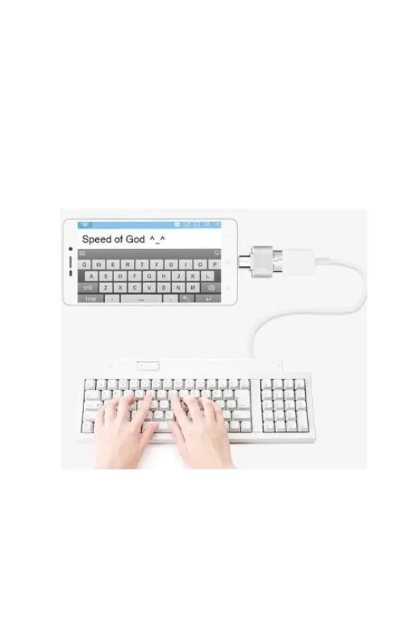 Usb To Micro Usb Ye Dönüştürücü - Klavye Mouse Joystick Telefona Bağlama