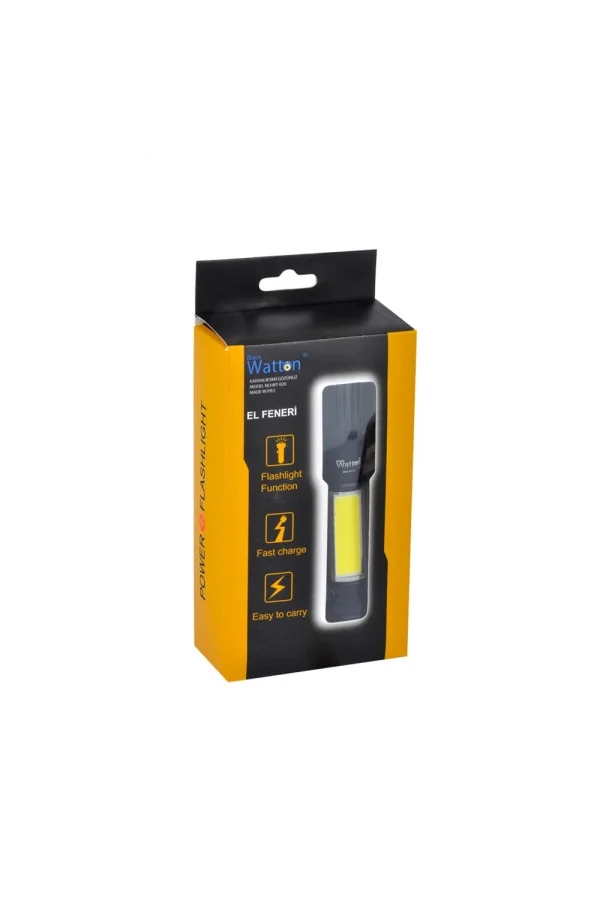 Uzun Menzilli El Feneri Mıknatıslı  Wt-602