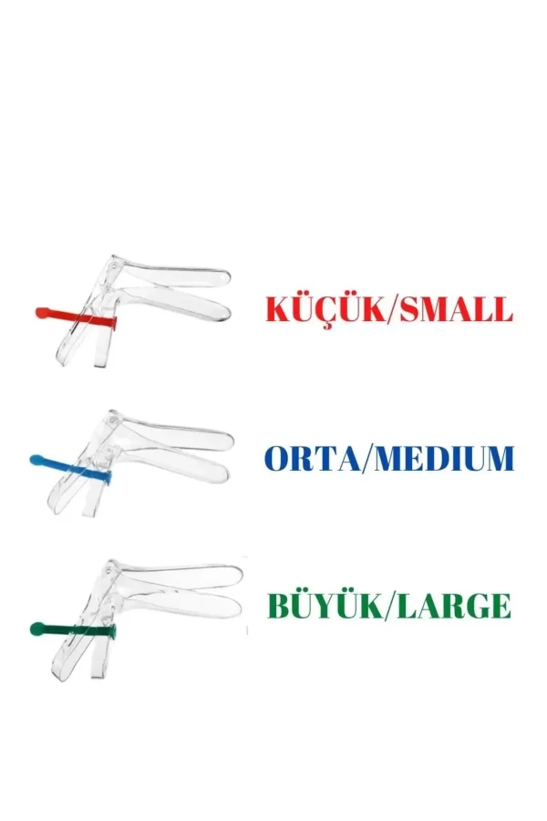 Vaginal Speculum S/m/l - Vajinal Spekülüm 3lü Paket