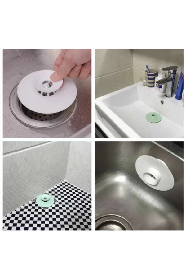 Vakumlu Lavabo Süzgeci - Tahliye Ve Durdurma Süzgeci