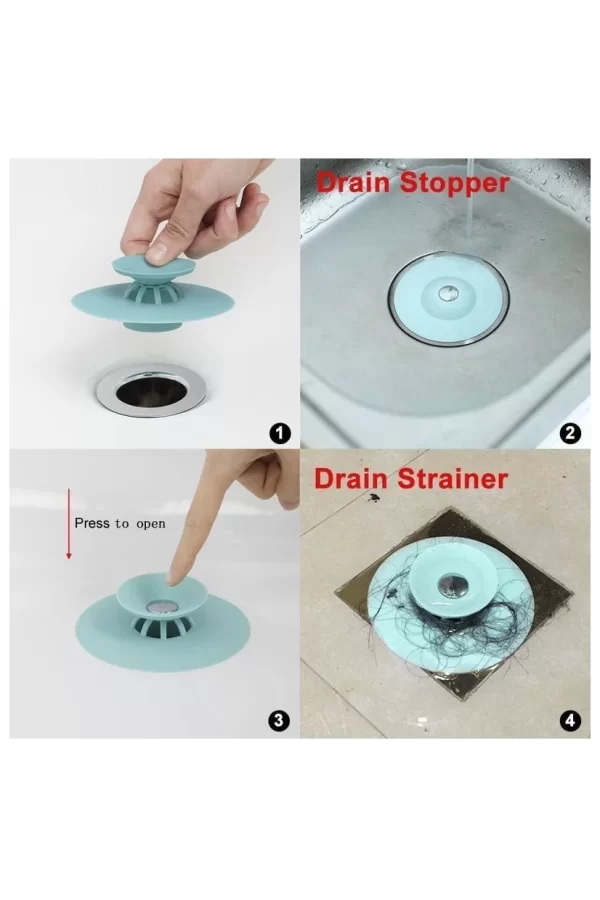 Vakumlu Lavabo Süzgeci - Tahliye Ve Durdurma Süzgeci