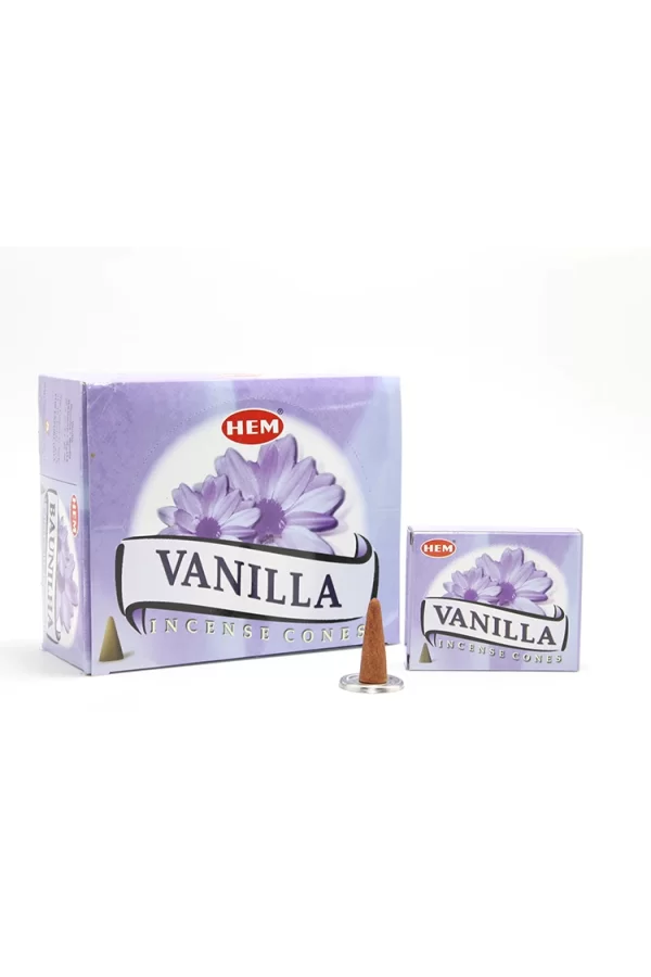 Vanilla Aromalı Konik Tütsü