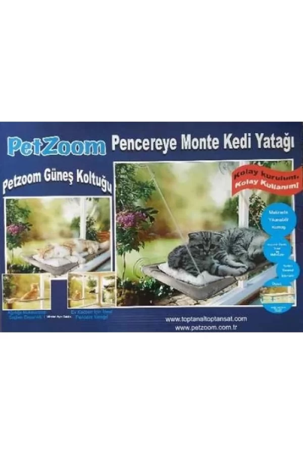Vantuzlu Kedi Pencere Yatağı