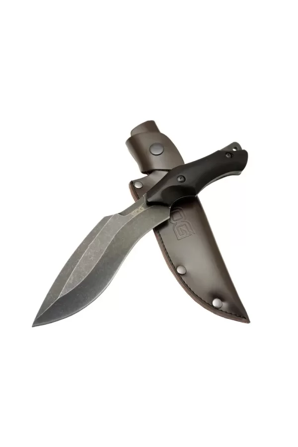 Vaquita Kukri 807b Bk Eskitme Outdoor Bıçak 27cm - Ahşap Sap, Deri Kılıf