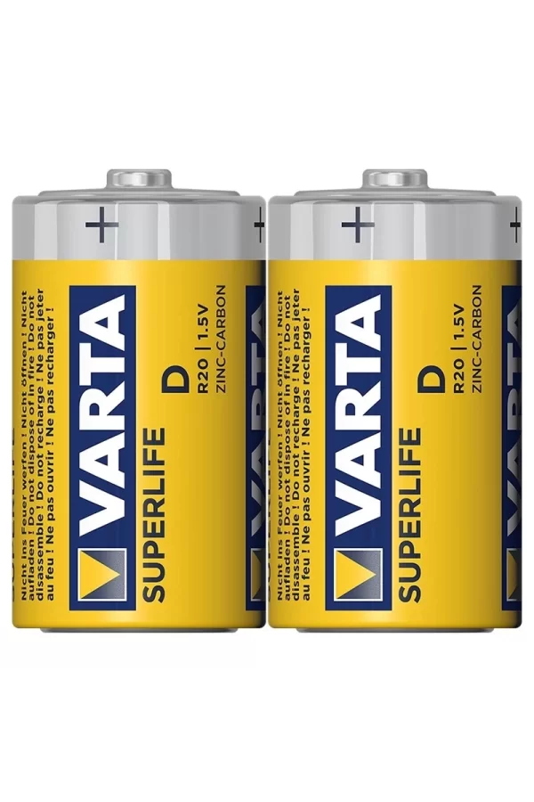 Varta Superlife Çinko Büyük D Boy Pil 24lü Paket