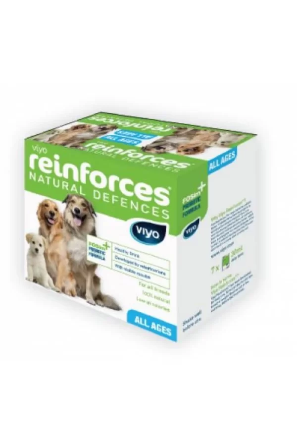 Viyo Reinforces All Ages Tüm Yaş Grubu Köpekler İçin Gıda Takviyesi 7 x 30 ml