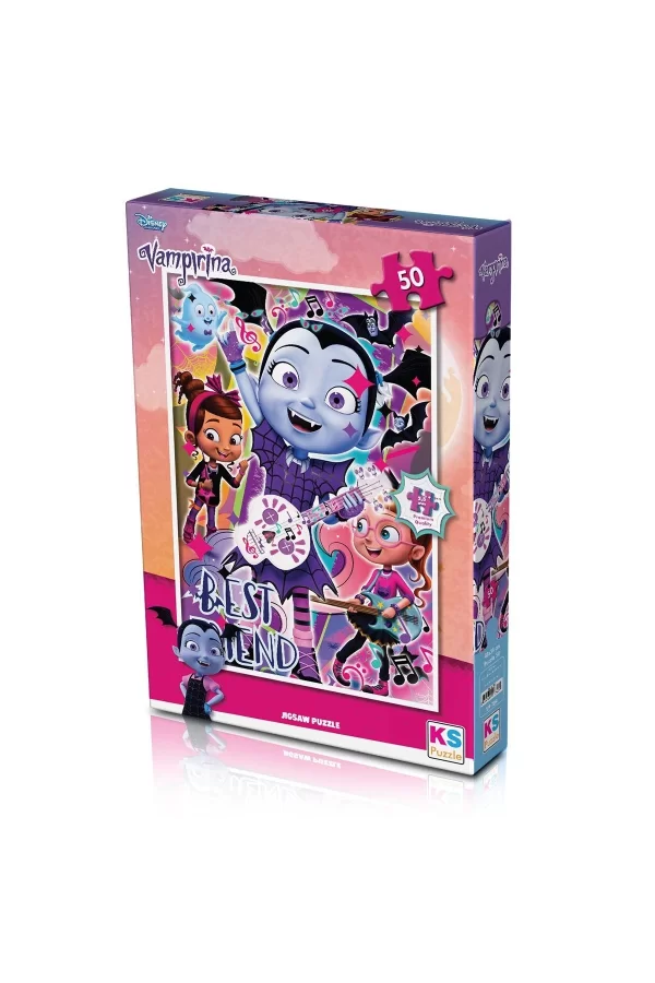 Vp709 Vampirina 50 Parça Çocuk Puzzle -ks Puzzle