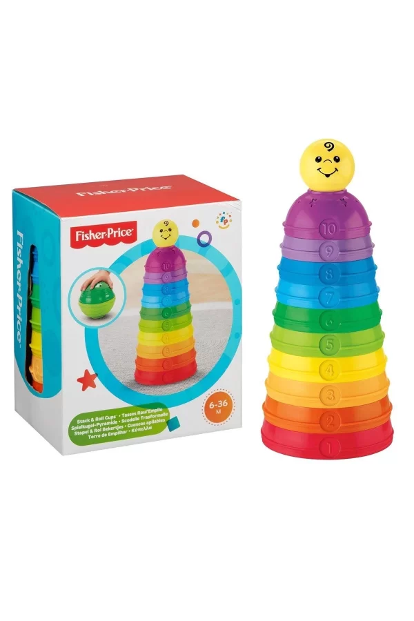 W4472 Fisher-price® Numaralı Kaplar / Sıralama Ve Şekil Ayırma Oyuncakları