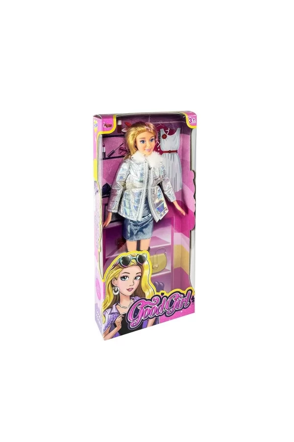 Wg-66770 Parlak Elbiseli Ceketli Bebek 29 Cm -vardem