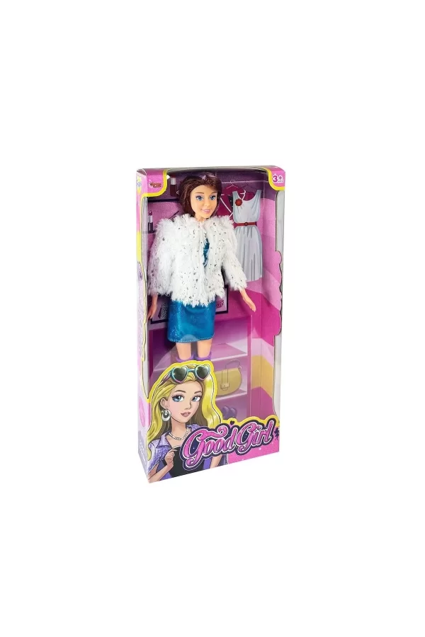 Wg-66770 Parlak Elbiseli Ceketli Bebek 29 Cm -vardem