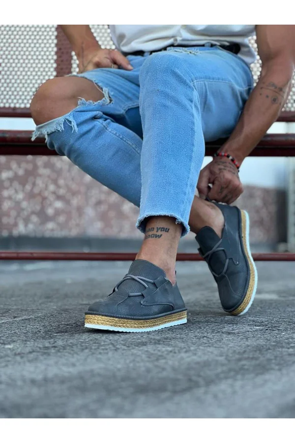 WG015 Gri Erkek Casual Ayakkabı