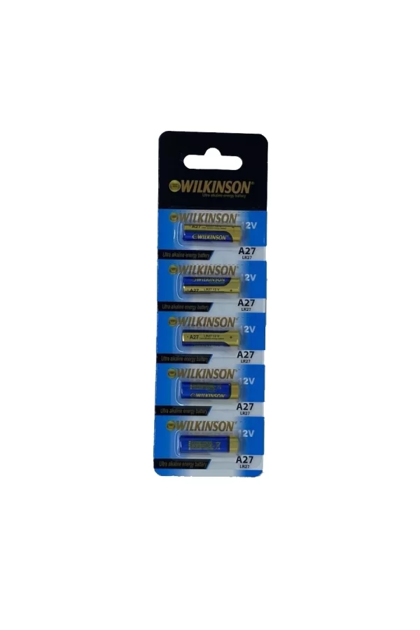 Wilkinson 27a Mn27 12v Alkalin Pil Kepenk Anahtar Pili Beşli Paket