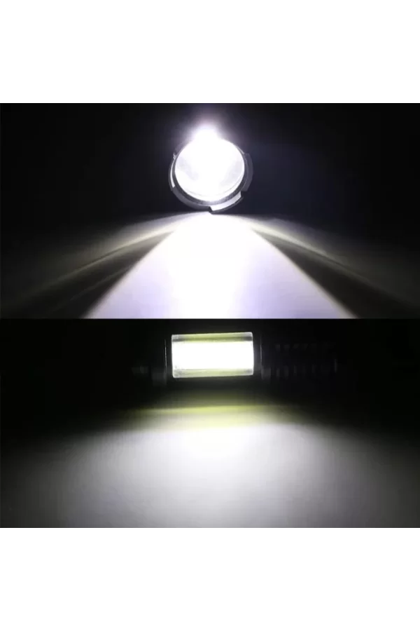 Wuben Wb-017 Zoomlu Şarjlı Cob Led Güçlü El Feneri