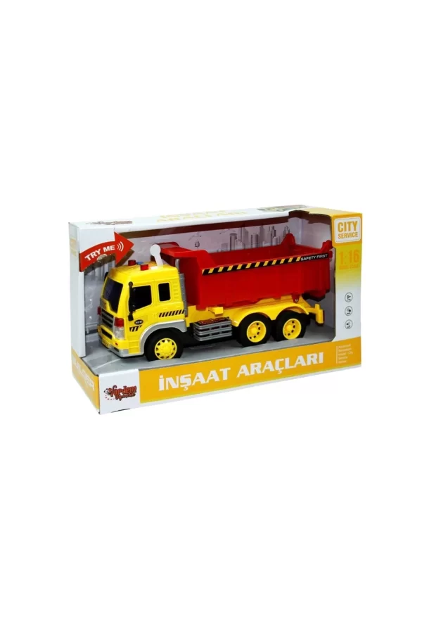Wy310b-c-d 1:16 Sürtmeli Sesli Işıklı Damperli Kamyon