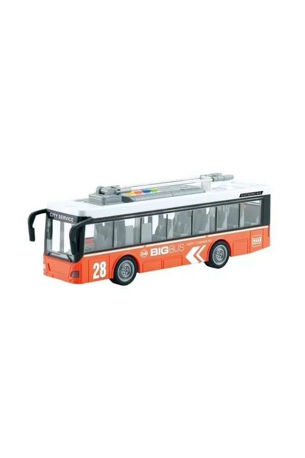 Wy911a-b Sesli Ve Işıklı Elektrikli Otobüs Troleybüs 1:16 -vardem