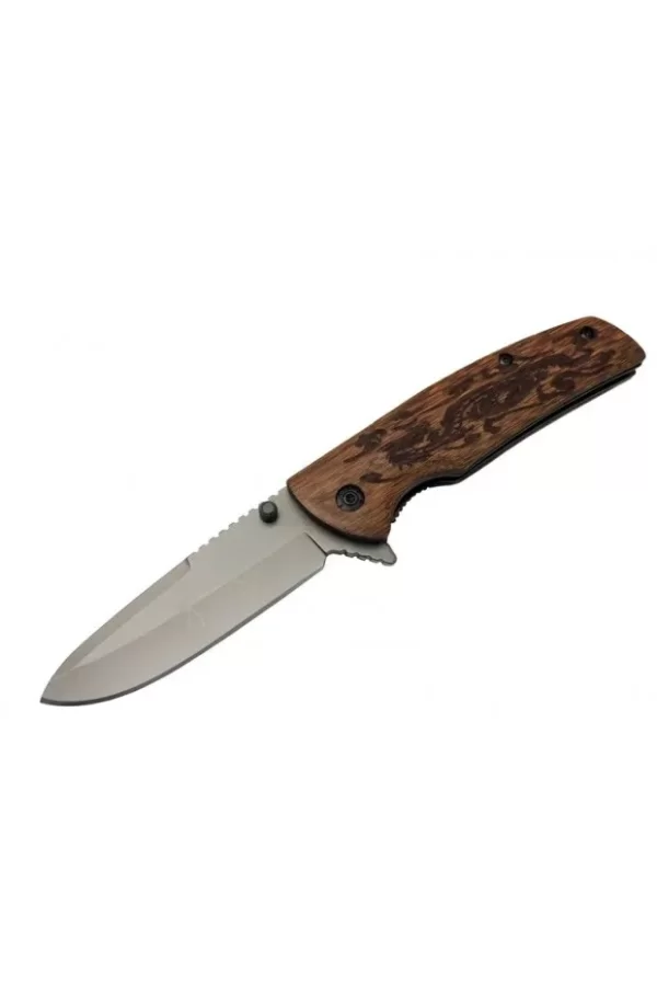 X45 Ahşap Çakı 23 Cm Manuel, Kemerlikli