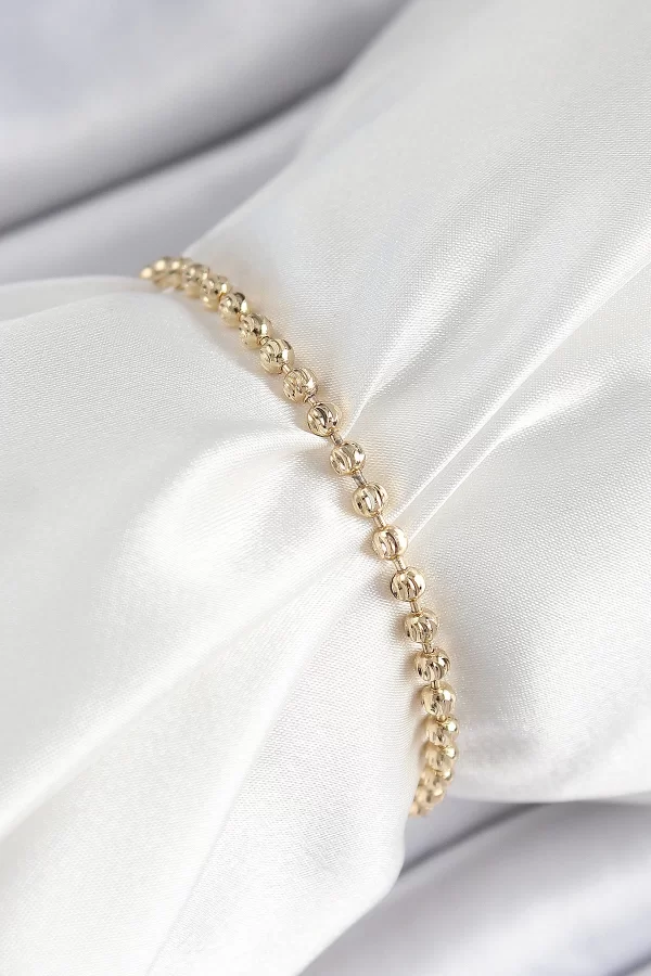Xuping Pirinç Dorika Model Gold Renk Kadın Bileklik