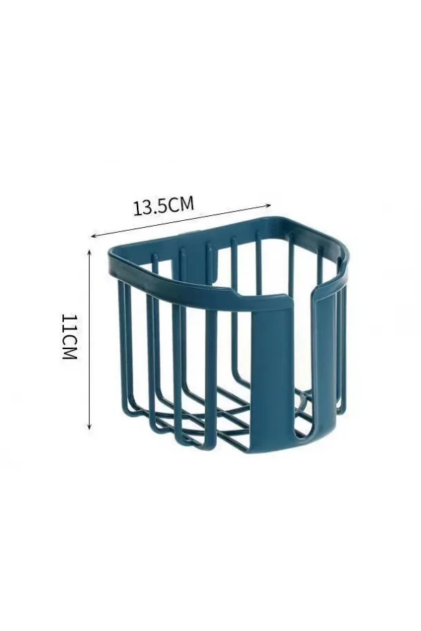 Yapışkanlı Çok Fonksiyonlu Banyo Organizeri BEYAZ