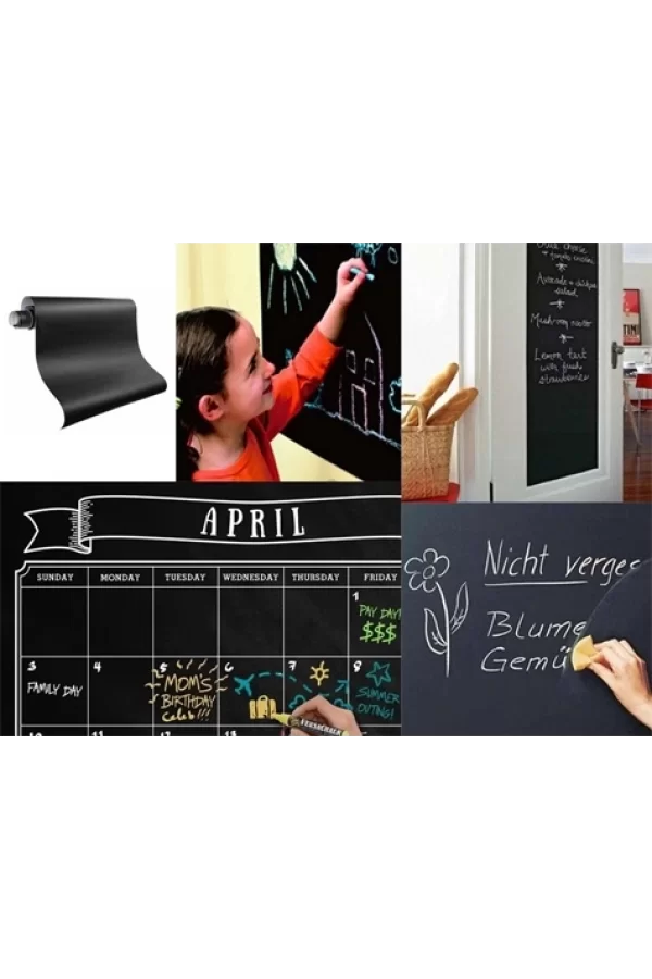 Yapışkanlı Kara Tahta-yazı Tahtası: Sticker Blackboard