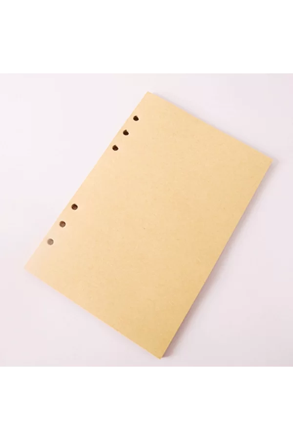 Yaprak Desenli Çizgisiz Deri Defter