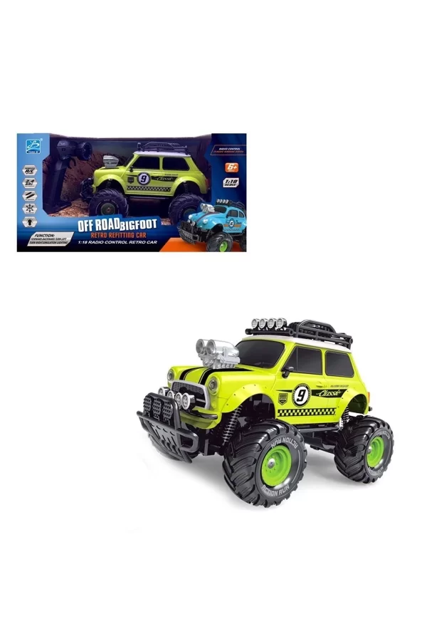 Yd898-mt1820 Uzaktan Kumandalı Full Fonksiyon 1:18 Şarjlı 2.4g Sevimli Off-road Mini Araba