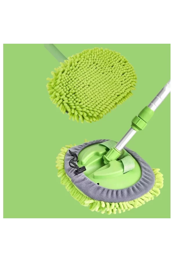 Yedek Bezli Mikrofiber Araba Yıkama Fırçası