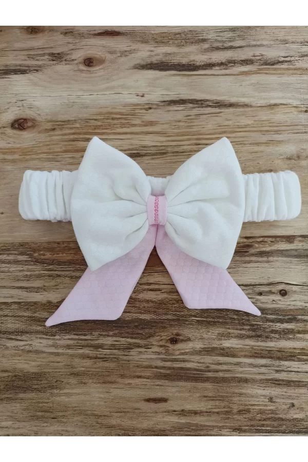 Luz&Pos Yenidoğan Bal Peteği My Prince Taç Nakışlı Delüks Kundak Bebek Battaniyesi Pembe