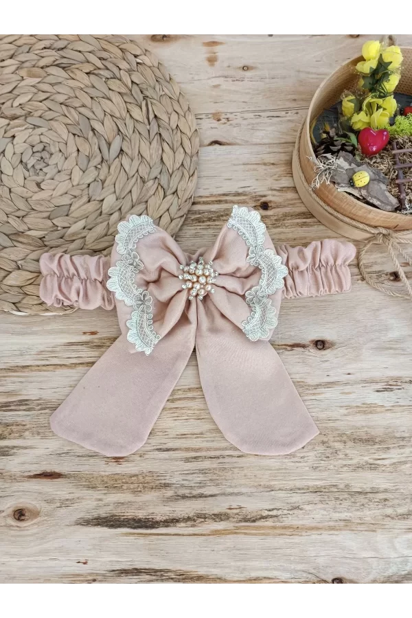 Luz&Pos Yenidoğan Pamuk Papatya Desenli Trilüks Unisex Kundak Bebek Battaniyesi Kahverengi