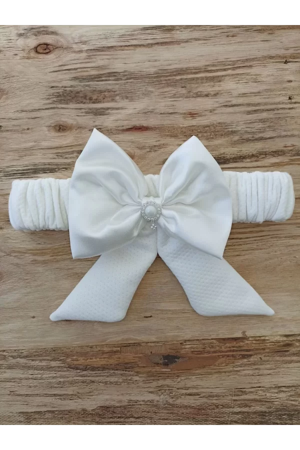 Luz&Pos Yenidoğan Sahra Lucky Baby Nakışlı Kundak Bebek Battaniyesi Ekru