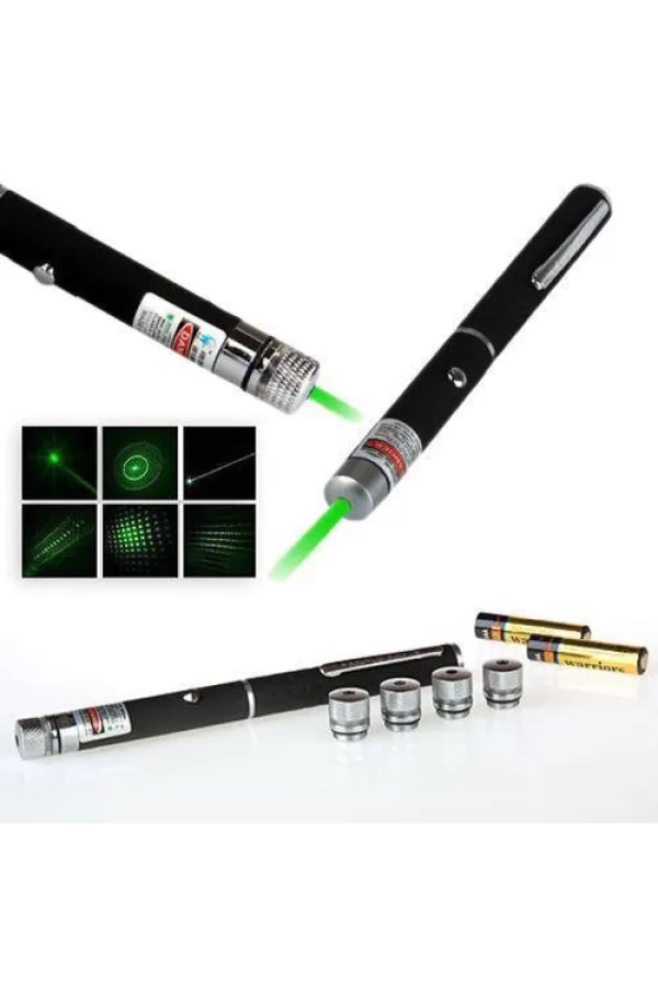 Yeşil Lazer Pointer 5000 Mw 15 Km Etkili (tek Başlık 5 Model)