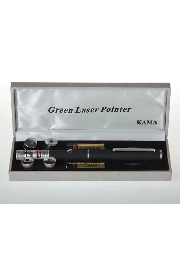 Yeşil Lazer Pointer 8000 Mw  5 Başlıklı