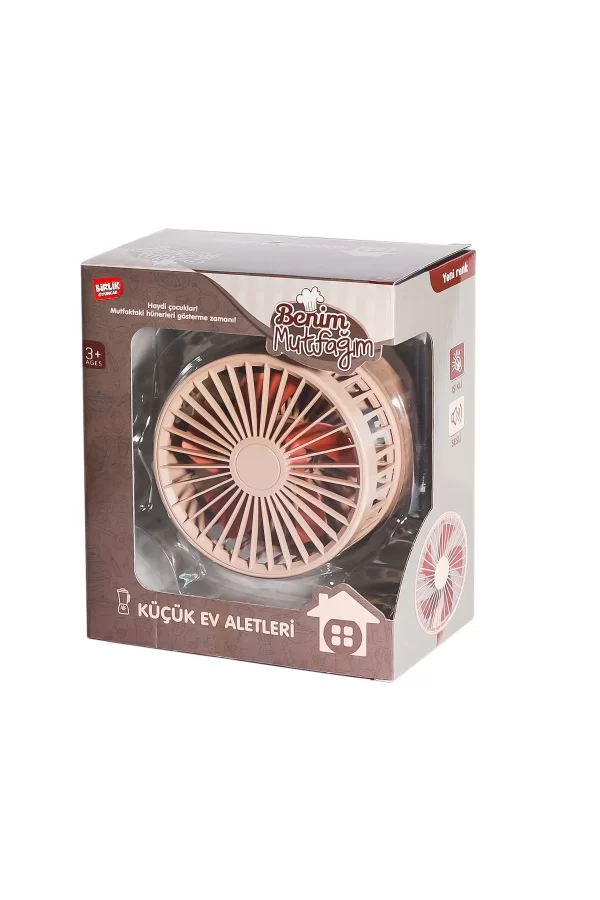 Yh129-8h Pilli Işıklı Sesli Vantilatör