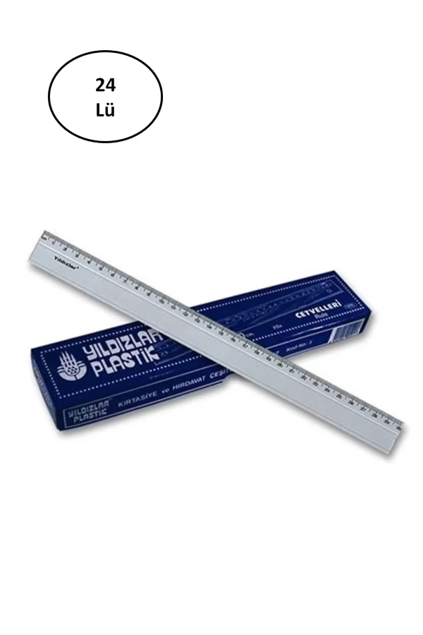 Yıldızlar 30 Cm Cetvel 24lü