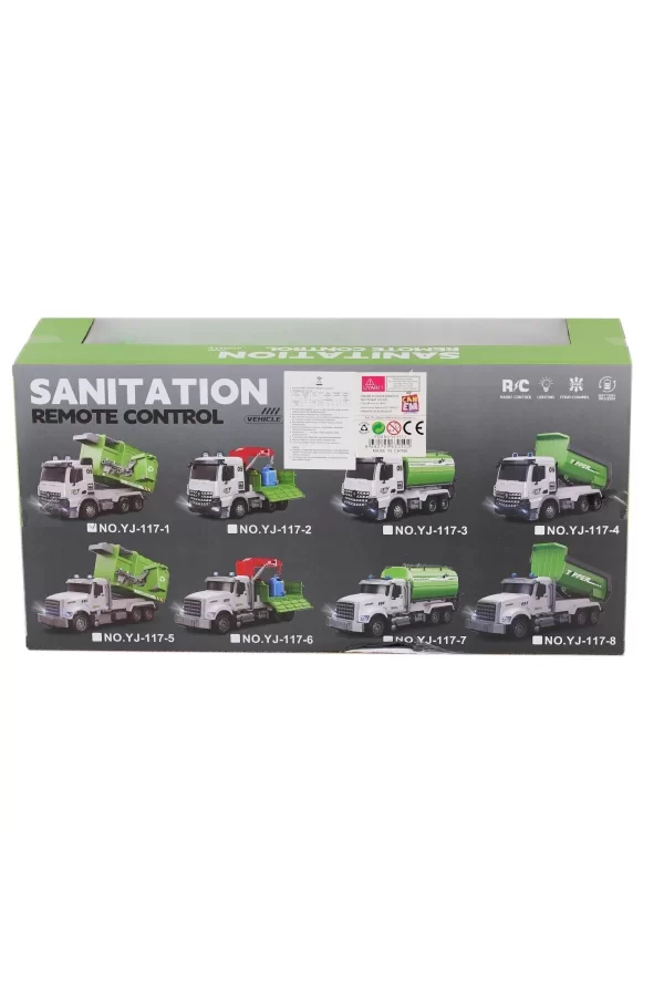 Yj-117-1 Kumandalı  Şajzlı Çöp Kamyonu